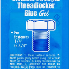 Permatex 09978 Counterman's Choice Medium Strength Threadlocker Blue, 1 g Pouch