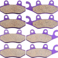 ECCPP FA135 FA165 Brake Pads Front and Rear Carbon Fiber Replacement Brake Pads Kits Fit for 2008 2009 2011 2012 2013 Yamaha Rhino 700,1981 1982 1983 1984 1985 1986 1987 Honda