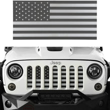 u-Box Front Grille Insert Black & White America Flag Mesh Grille Insert for 2007-2018 Jeep WranglerJK & JKU Unlimited