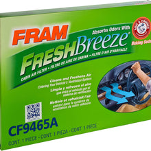 FRAM Fresh Breeze Cabin Air Filter Replacement for Car Passenger Compartment w/ Arm and Hammer Baking Soda, Easy Install, CF11182 for Select Acura and Honda Vehicles
