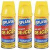 SPLASH Red Hot De-icer Windshield and Wipers Aerosol Spray, 11 Ounces (Pack of 3)=33 Ounces