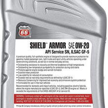 Phillips 66 1076995 Synthetic Oil (Shield Armor Fully 0W20-1 Quart), 32. Fluid_Ounces