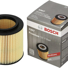 Bosch 3300 Premium FILTECH Oil Filter for Select Chevrolet, Honda, Infiniti, Kia, Mazda, Nissan + More, Black