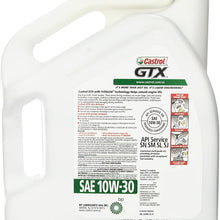 Castrol 03093 GTX 10W-30 Motor Oil, 5 Quart