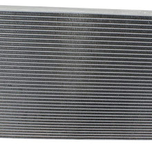 A/C Condenser Compatible with 2003-2008 Subaru Forester Aluminum Core With Receiver Drier