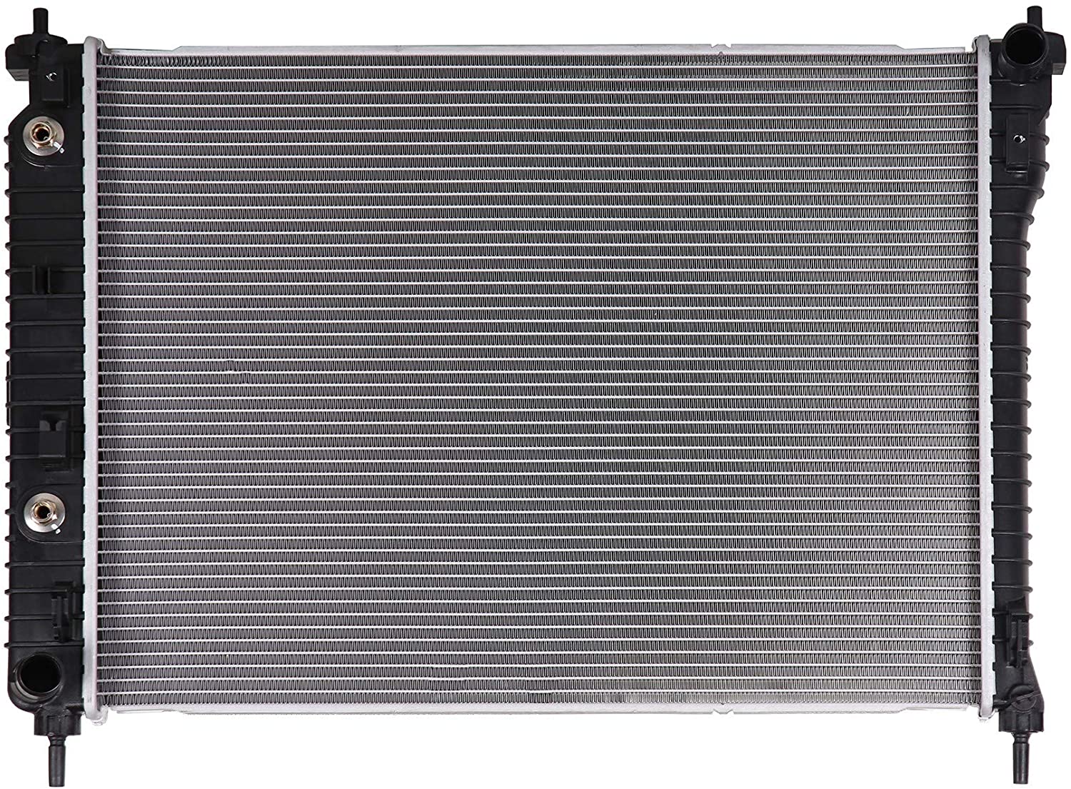 Lynol Cooling System Complete Aluminum Radiator Direct Replacement Compatible With 2008-2010 Saturn Vue 2010-2015 Captiva L4 V6 2.4L 3.5L 3.6L