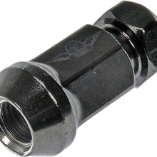 Dorman 712-345A Wheel Nut M12-1.50 Racing Style for Select Models, Black (Pack of 20)