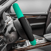 TLH Modernistic Steering Wheel Cover and Seat Belt Pads, Mint Color