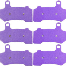 OCPTY FA409 Front and Rear Carbon Fiber Brake Pads Fit for 2008-2013 Harley Davidson FLHRC Road King Classic, 2008-2012 Harley Davidson FLHTC Electra Glide Classic