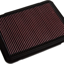 K&N Engine Air Filter: High Performance, Premium, Washable, Replacement Filter: 1998-2017 Toyota/Lexus SUV (Land Cruiser 76/78/79, Land Cruiser Prado, Land Cruiser, LX470), 33-2146