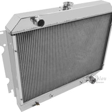 Champion Cooling, Multiple Plymouth Models 4 Row All Aluminum Radiator, MC374