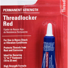 Permatex 19962-12PK Red Permanent Strength Threadlocker - 6 ml Tube, (Pack of 12)