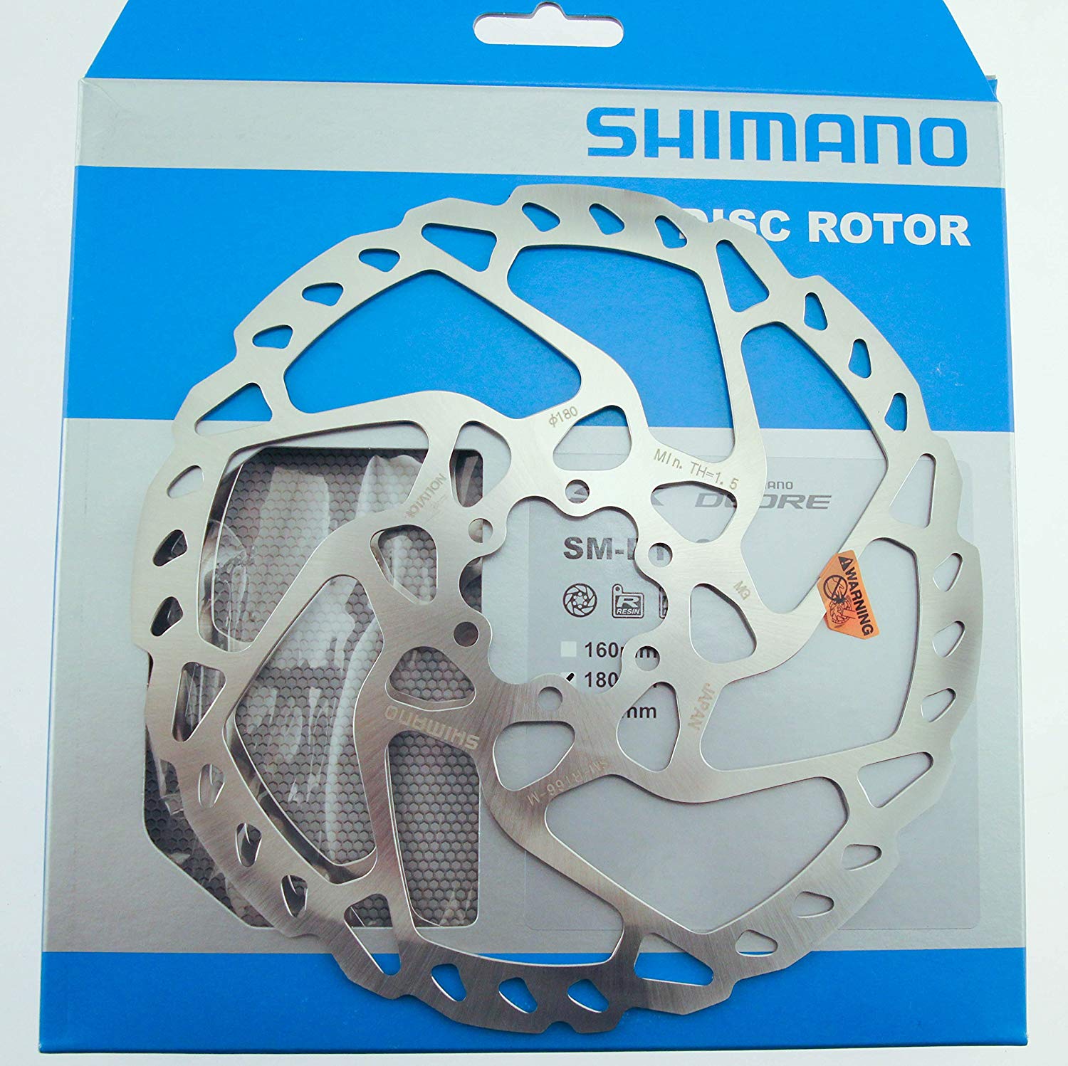 SHIMANO Deore RT66 180mm 6-Bolt Disc Rotor