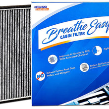 Spearhead Premium Breathe Easy Cabin Filter, Up to 25% Longer Life w/Activated Carbon (BE-285)