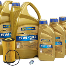 Blau J1A5102-B Motor Oil Change Kit - Compatible with 2006 VW Phaeton w/ 12 Cylinder 6.0L Engine