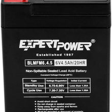 ExpertPower EXP645 6V 4.5 Amp Rechargeable Battery