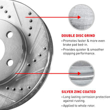 For 2017-2019 Honda CR-V Front Rear Drill/Slot Brake Rotors+Ceramic Brake Pads