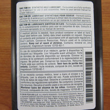 Mopar One Quart SAE 75W-85 Synthetic Axle Lubricant GL-5 OEM