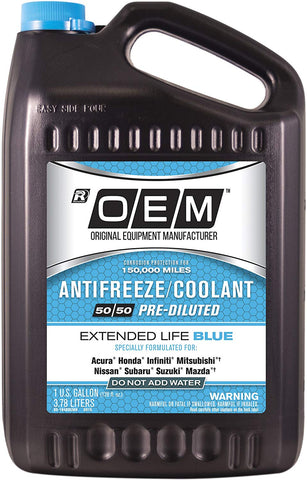 Recochem OEM 86-184BOEMH Blue Premium Antifreeze 50/50 Extended Life BLUE, 1 gallon, 1 Pack