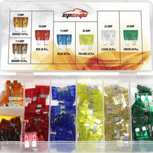 120 Pieces - EPAuto Assorted Car Truck Standard Blade Fuse Set (5/7.5/10 / 15/20 / 25/30 AMP)