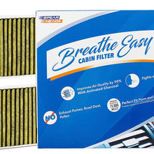 Spearhead Premium Breathe Easy Cabin Filter, Up to 25% Longer Life w/Activated Carbon (BE-161)