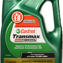 Castrol 03518 Transmax ATF Green High Mileage Transmission Fluid - 1 Gallon