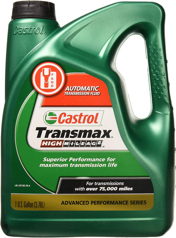 Castrol 03518 Transmax ATF Green High Mileage Transmission Fluid - 1 Gallon