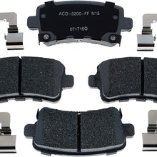 ACDelco 14D1430ACH Advantage Rear Disc Brake Pad Set