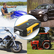 Battery Jumper Charger Pack with Cables: Jump Start any Car or Automotive Vehicles.Portable Starter 12V 18000 mAh Power Box 800 A Peak for Auto and Motorcycle Jumpstart.Batteries Emergency Booster Kit