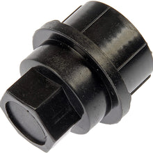 Dorman 611-633 Wheel Fastener Cover for Select Chevrolet / GMC / Oldsmobile Models - Black, 5 Pack