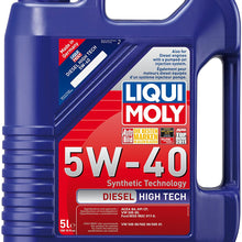 Liqui Moly 2022 Diesel High Tech Synthetic 5W-40 Motor Oil - 5 Liter Jug