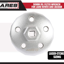 ARES 56026 - Llave de filtro de aceite de 3.543 in para Land Rover - 3/8 pulgadas - quitar fácilmente los filtros de aceite en vehículos Land Rover y Range Rover