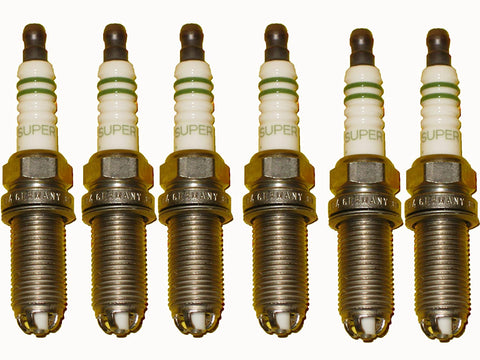 For Porsche Bosch OEM 6 Piece Spark Plug Set # 0242245581, FGR5NQE04