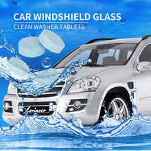 Wemk 30 Pcs Car Windshield Glass Concentrated Clean Washer Tablets, Multifunctional Effervescent Spray Cleaner Cleaning Tool, Window Cleaner, Environmental Friendly, Save Money