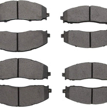 Fits Ford F-350 F350 Super Duty Premium Front and Rear Brake Pads Race-Driven 2013-2017 OEM DC3Z-2001-E DC3Z-2200-D