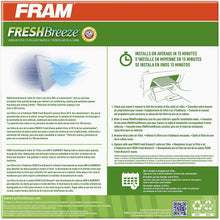 FRAM Fresh Breeze Cabin Air Filter with Arm & Hammer Baking Soda, CF10612 for Select Smart Vehicles