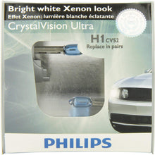 Philips H1 CrystalVision ultra Upgrade Headlight Bulb (Pack of 2)