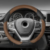 FH Group FH2001BROWN Steering Wheel Cover (Perforated Genuine Leather Brown)