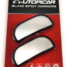 Utopicar Blind Spot Mirrors – Updated Design - Car Mirror for Blind Side - Door Mirrors for Large Image [Adjustable] (2 Pack)