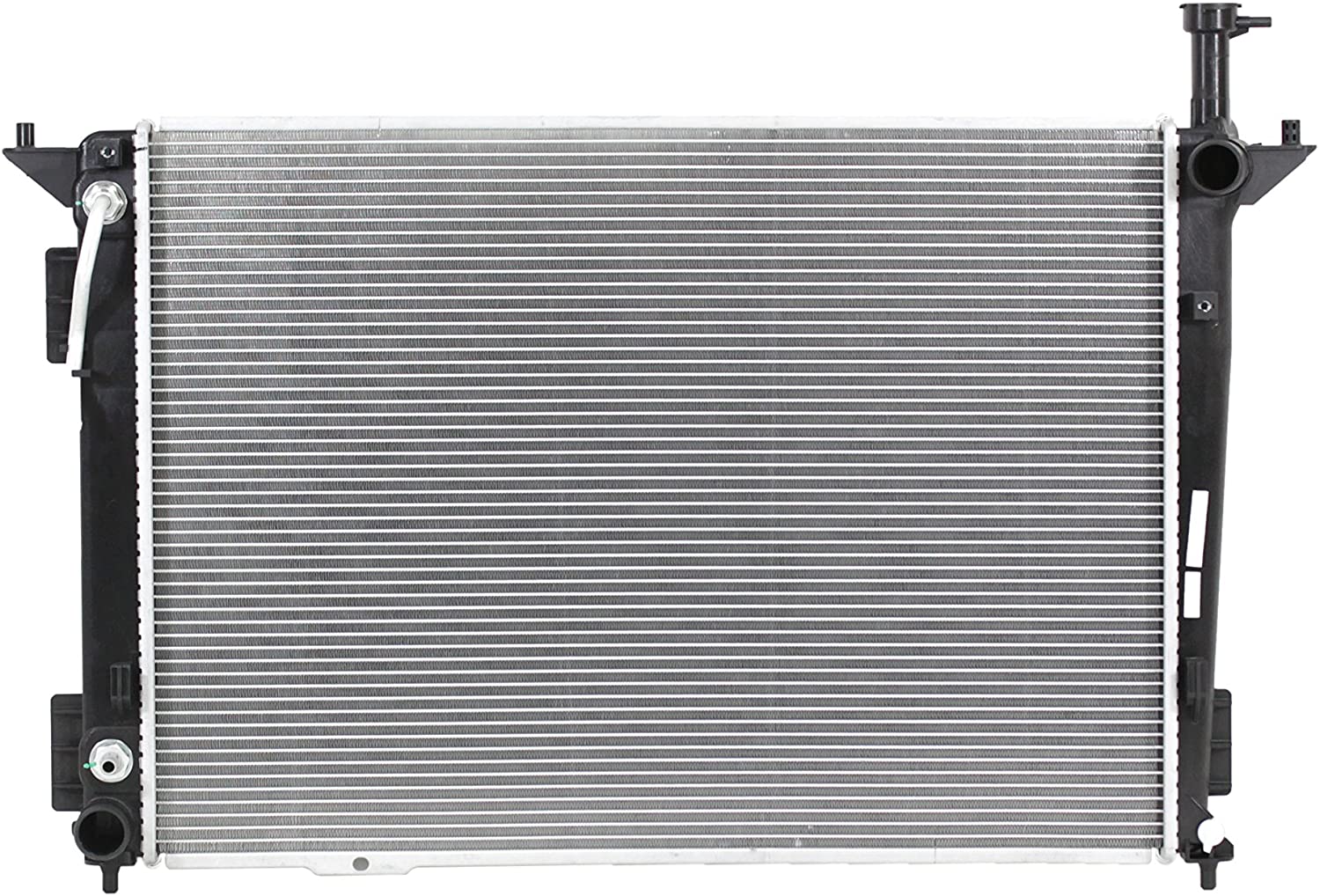 Radiator - Cooling Direct Fit/For 13508 15-20 Kia Sedona 3.3L V6 Automatic Plastic Tank Aluminum Core 1-Row With Transmission Oil Cooler