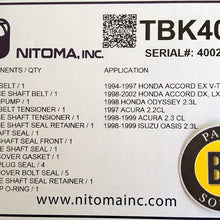 Nitoma Engine Timing Belt TBK4002