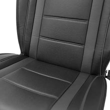 FH Group PU208GRAYBLACK102 Gray/Black Leatherette Car Seat Cushions Airbag Compatible