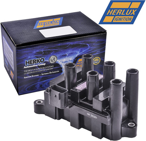 New Herko B047 Ignition Coil For Ford Lincoln Mazda Mercury 2000-2004