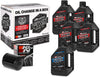 Maxima Racing Oils Black 90-119015B Sportster Synthetic 20W-50 Filter Complete Oil Change Kit, 160. Fluid_Ounces