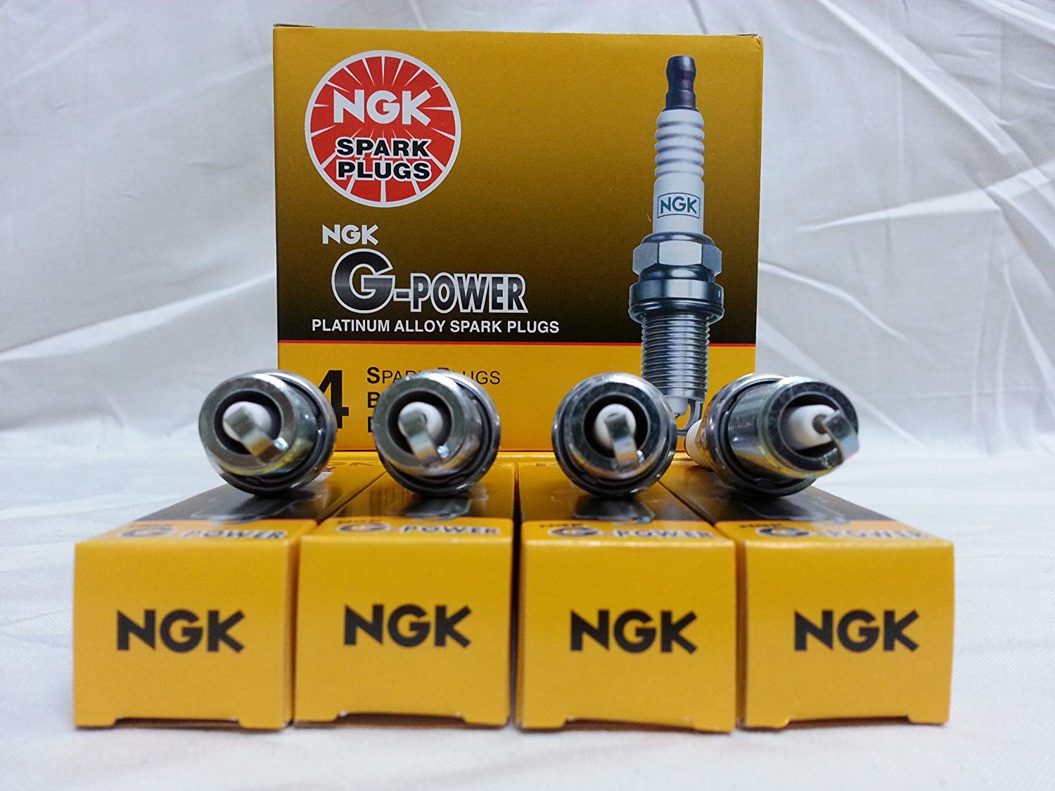 NGK (7100) ZFR6FGP Spark Plug - Pack of 4
