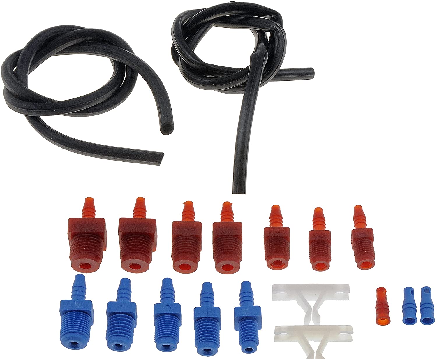 Dorman 13911 Master Cylinder Bleeder Kit - 22 in. Hose, Clip, SAE and Metric Fittings