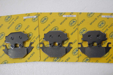 FRONT&REAR BRAKE PADS for CAN-AM 2007-2014 DS250 (LD448 x3)