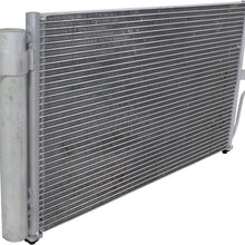 A/C Condenser Compatible with 2000-2006 Hyundai Accent Aluminum Core With Receiver Drier