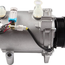 ECCPP AC Compressor with Clutch Replacement for 2000-2005 Cadillac DeVille 2001-2003 Oldsmobile Aurora