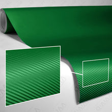 VViViD Dark Green Carbon Fiber Car Wrap Vinyl Roll with Air Release Adhesive Technology (3ft x 5ft)